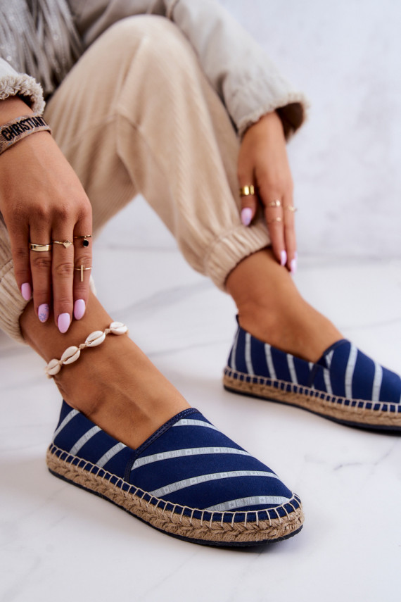 Sievišķīgs Klasiska modeļa espadrilles Big Star JJ274960 tumši zilas krāsas