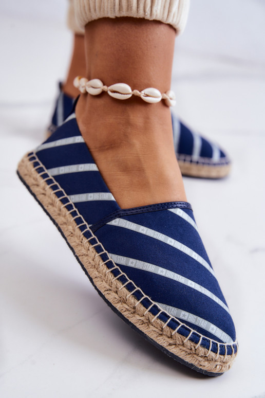 Sievišķīgs Klasiska modeļa espadrilles Big Star JJ274960 tumši zilas krāsas