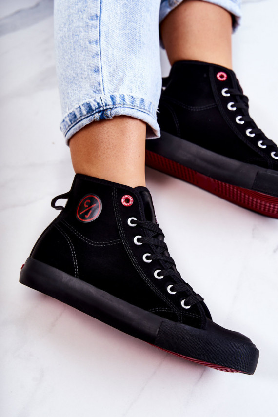 Sievišķīgs tõmblukuga Cross Jeans JJ2R4055C melnas krāsas