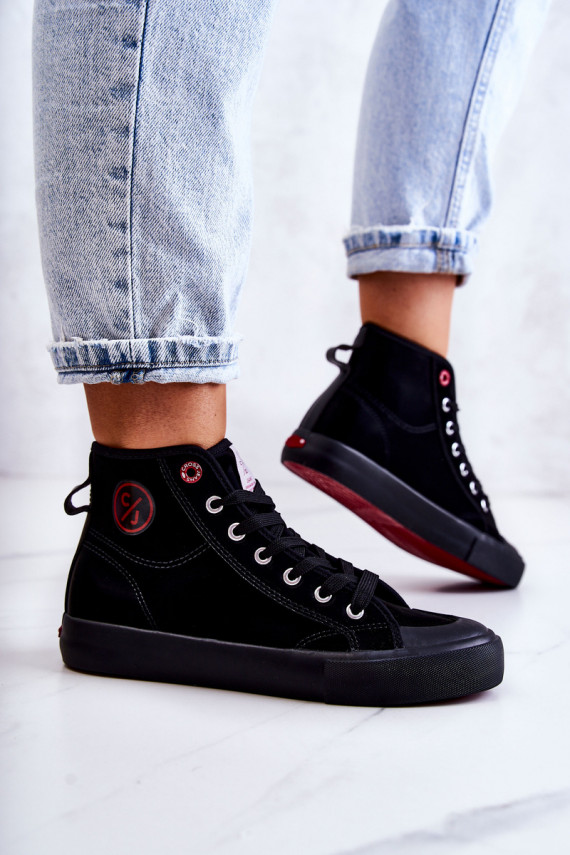 Sievišķīgs tõmblukuga Cross Jeans JJ2R4055C melnas krāsas