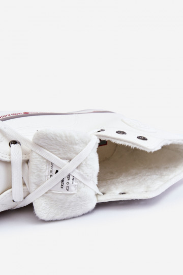 Sievišķīgs Gara auguma siltināti brīvā laika apavi Cross Jeans KK2R4044C baltas krāsas 2