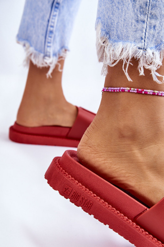 Sievišķīgs Čības Big Star LL274430 sarkanas krāsas