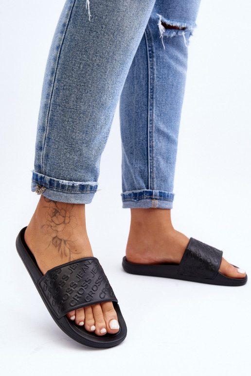 Sievišķīgs Čības Cross Jeans FF2R4153C melnas krāsas
