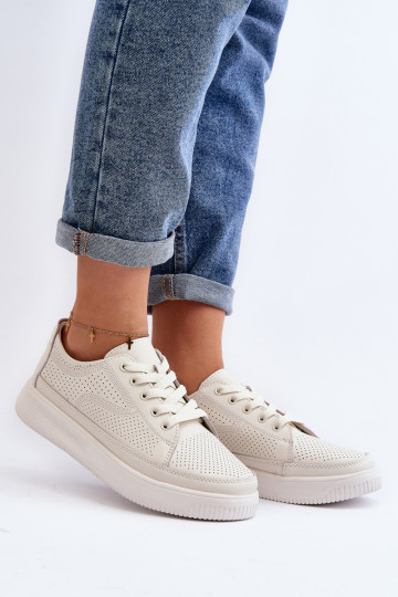 Sievišķīgs Āda sporta apavi Sneakers modeļa apavi baltas krāsas Failla 2