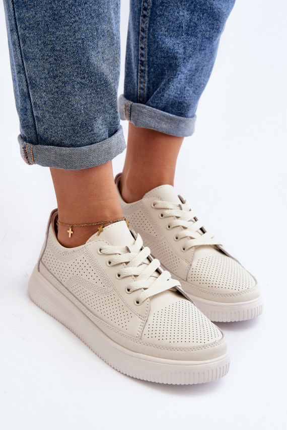 Sievišķīgs Āda sporta apavi Sneakers modeļa apavi baltas krāsas Failla