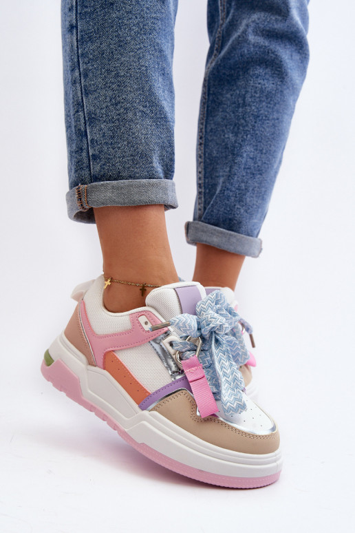 Sneakers modeļa apavi sporta apavi Sievišķīgs Dažādu krāsu Neatisa