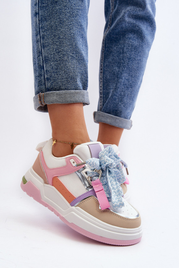 Sneakers modeļa apavi sporta apavi Sievišķīgs Dažādu krāsu Neatisa