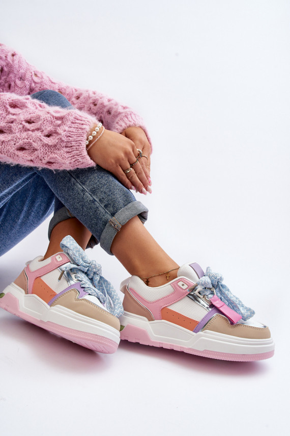 Sneakers modeļa apavi sporta apavi Sievišķīgs Dažādu krāsu Neatisa