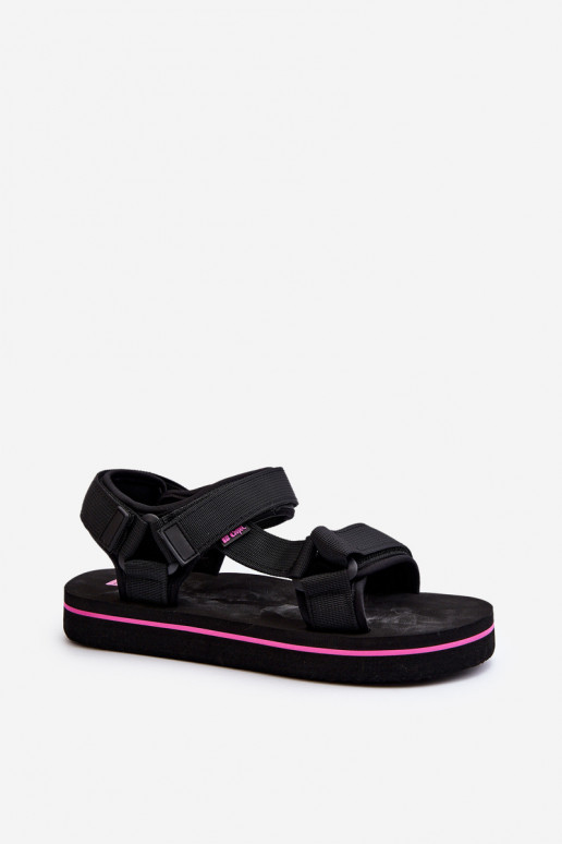 Sieviešu basenes ar platformu Lee Cooper LCW-24-05-2751L melnas krāsas