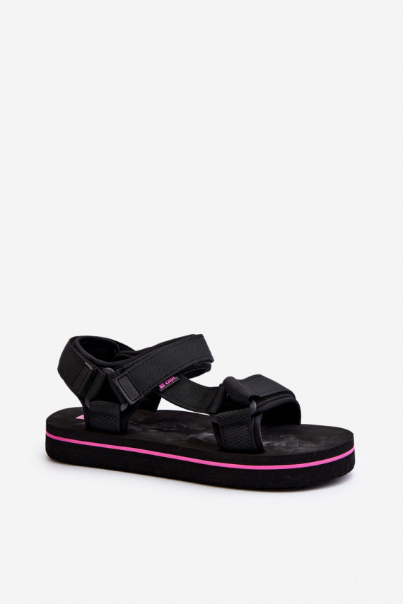 Sieviešu basenes ar platformu Lee Cooper LCW-24-05-2751L melnas krāsas