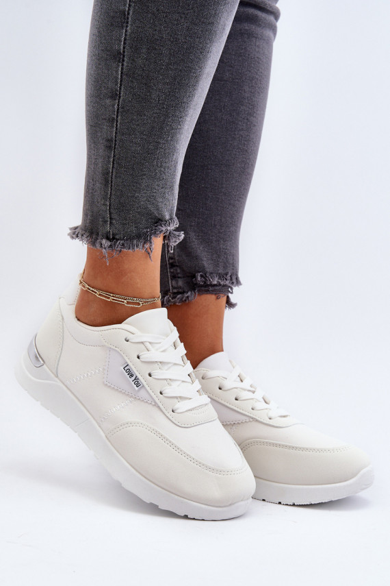 sporta apavi Sneakers modeļa apavi Sievišķīgs baltas krāsas Vovella