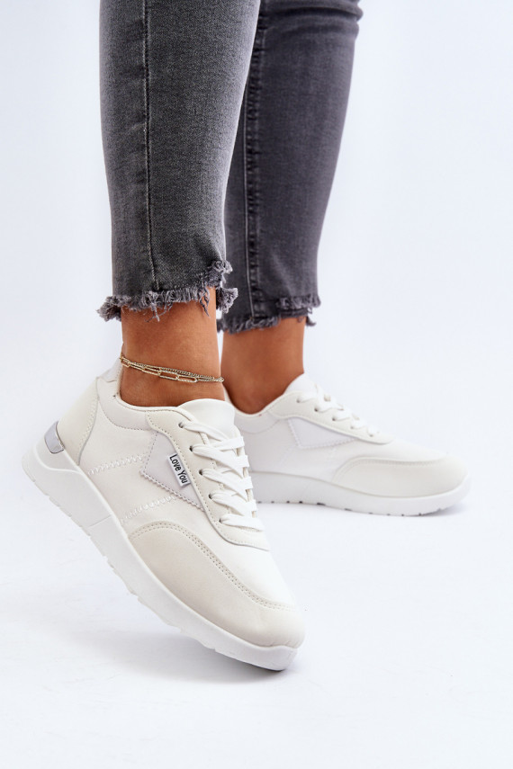 sporta apavi Sneakers modeļa apavi Sievišķīgs baltas krāsas Vovella