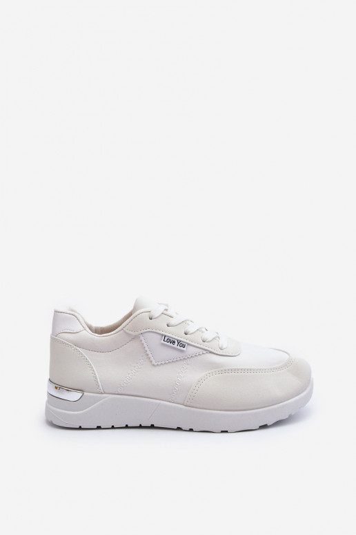 sporta apavi Sneakers modeļa apavi Sievišķīgs baltas krāsas Vovella