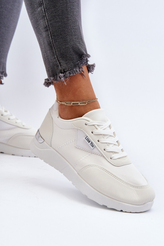 sporta apavi Sneakers modeļa apavi Sievišķīgs baltas krāsas Vovella
