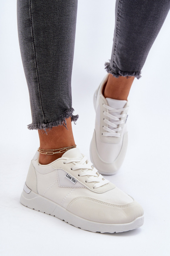 sporta apavi Sneakers modeļa apavi Sievišķīgs baltas krāsas Vovella