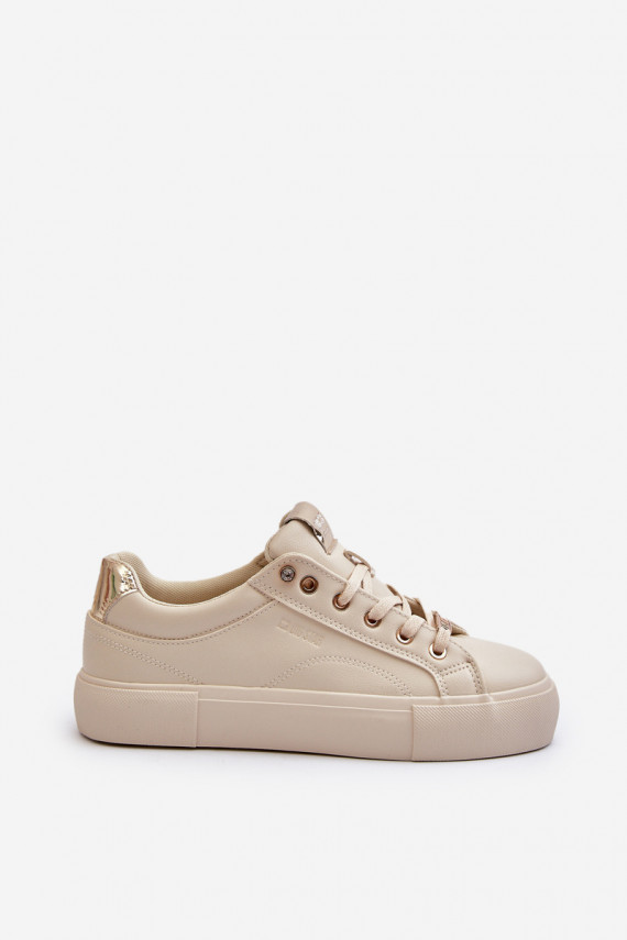 Sievišķīgs Sneakers modeļa apavi Big Star NN274210 smilšu krāsas