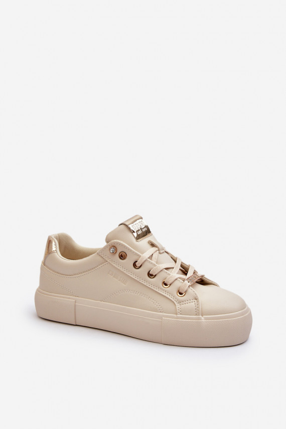 Sievišķīgs Sneakers modeļa apavi Big Star NN274210 smilšu krāsas