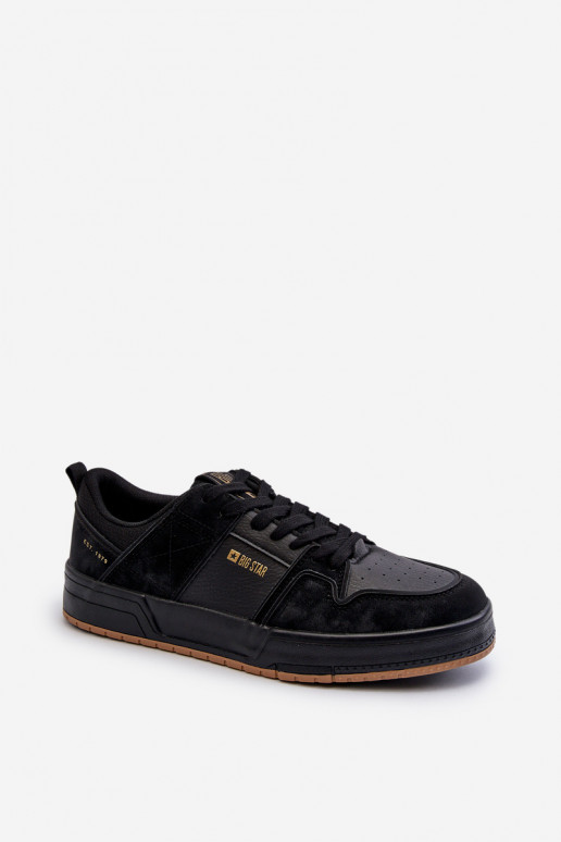 Sneakers modeļa apavi Vīrieši Big Star NN174094 melnas krāsas
