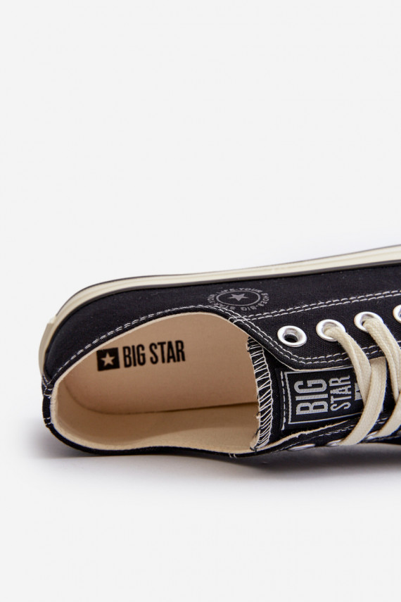 Zems sieviešu puszābaki Big Star NN274269 melnas krāsas