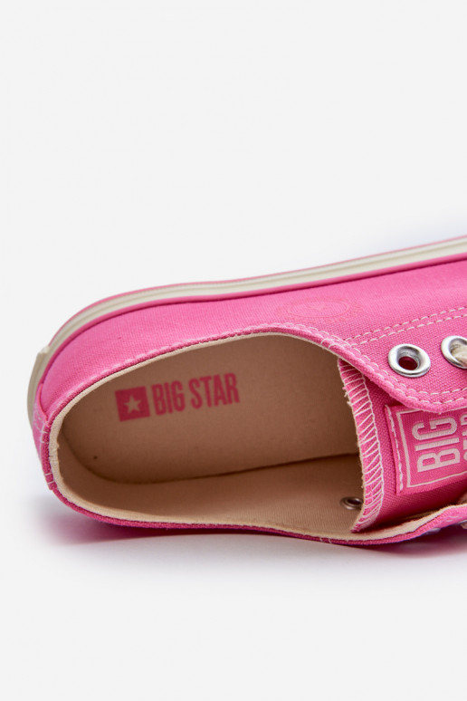 Zems sieviešu puszābaki Big Star NN274271 Rozā krāsas