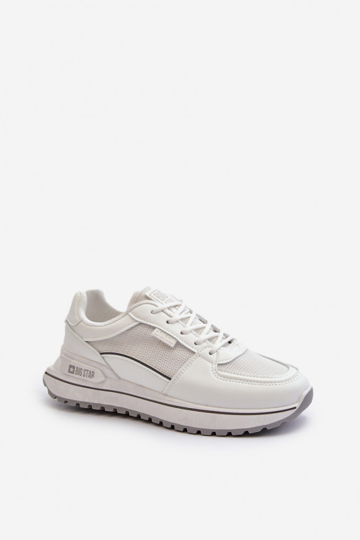 Sneakers modeļa apavi Sievišķīgs Big Star NN274A089 baltas krāsas