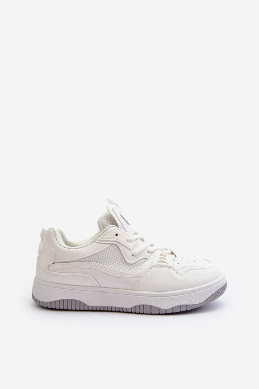Sneakers modeļa apavi Sievišķīgs ar platformu baltas krāsas Etnaria