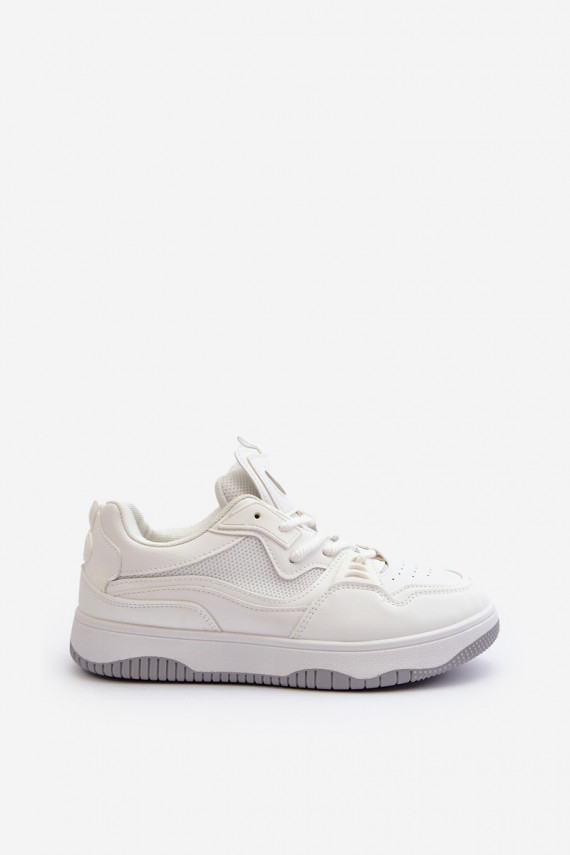 Sneakers modeļa apavi Sievišķīgs ar platformu baltas krāsas Etnaria