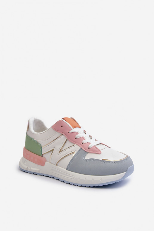 Sneakers modeļa apavi Sievišķīgs no eko ādas Dažādu krāsu Kaimans