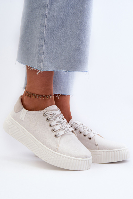 sieviešu puszābaki MEMORY FOAM SYSTEM BIG STAR NN276001 baltas krāsas