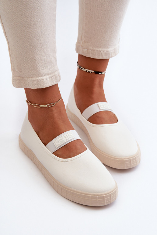 Sieviešu apavi Big Star NN274601 baltas krāsas