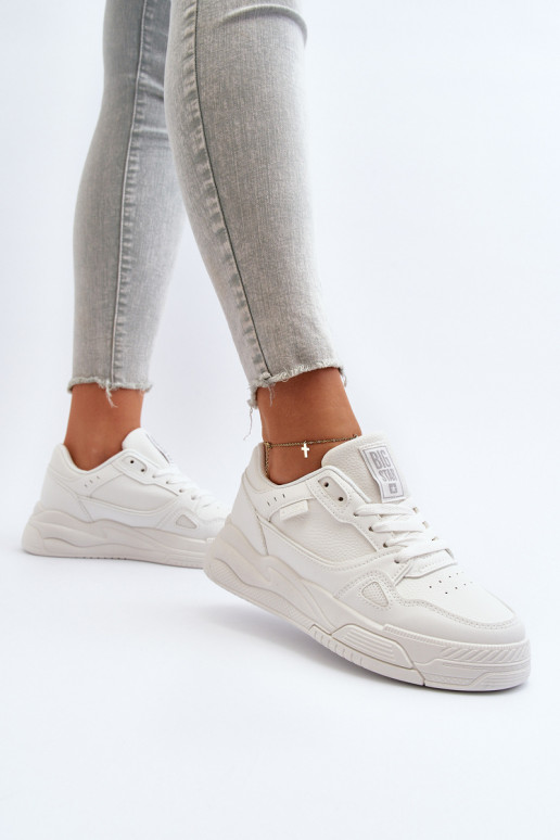 Sievišķīgs Sneakers modeļa apavi Big Star NN274667 baltas krāsas