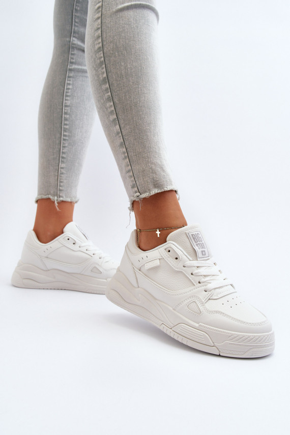 Sievišķīgs Sneakers modeļa apavi Big Star NN274667 baltas krāsas