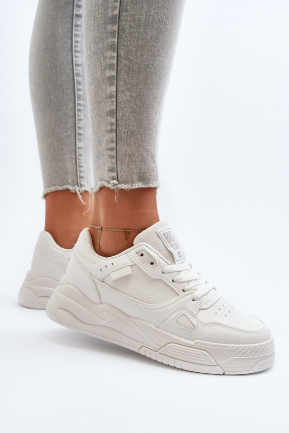 Sievišķīgs Sneakers modeļa apavi Big Star NN274667 baltas krāsas