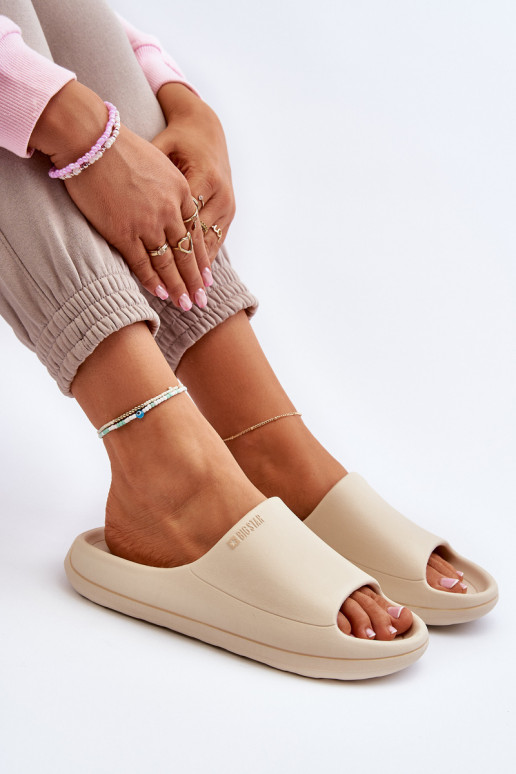 Viegli sieviešu čības Big Star NN274A040 smilšu krāsas