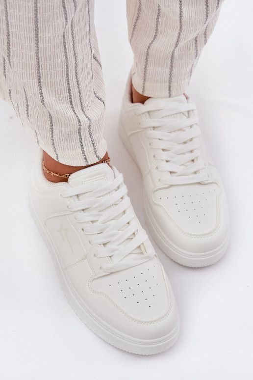Sneakers modeļa apavi Sievišķīgs Big Star RR274A241 HI-POLY SYSTEM baltas krāsas