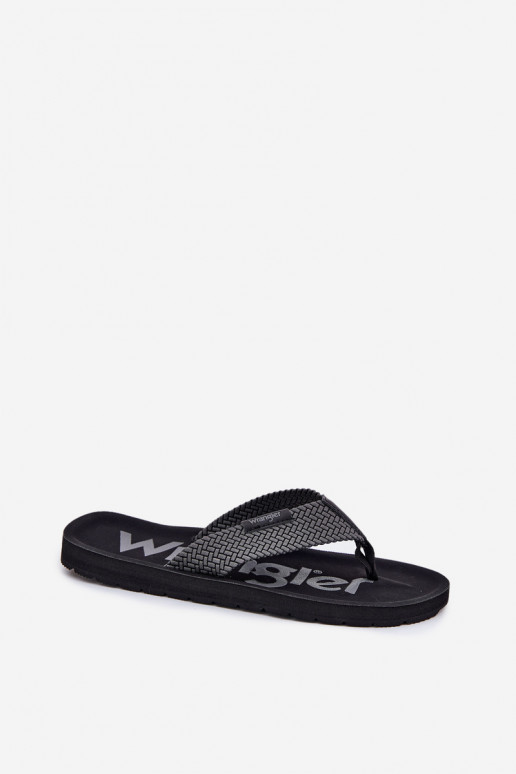 Čības modernas iešļūcenes Vīrieši WRANGLER ZANE FLIPFLOP MEN LOW 20251044.20251044.10E Pelēkas krāsas