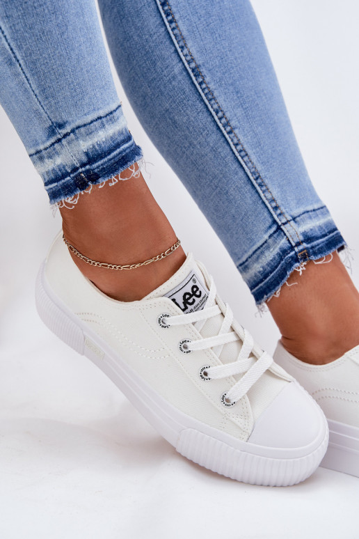 sieviešu puszābaki ar platformu LEE ISLA C WOMEN LOW 50251001 baltas krāsas