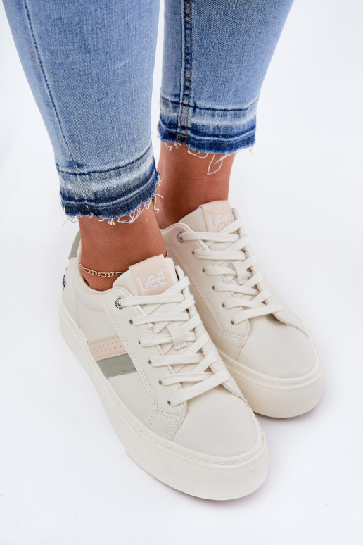 Sneakers modeļa apavi Sievišķīgs LEE LAYLA WOMEN LOW 50251003 Zgaszona Biel