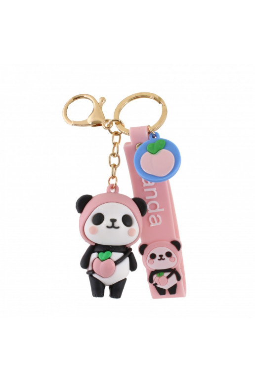 Atslēgu piekariņš Panda rozā krāsa BRL86