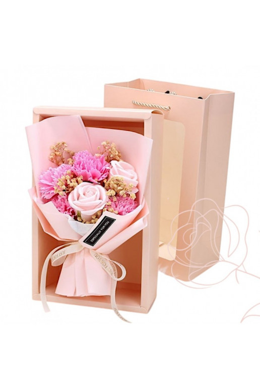 Bukiet zapachowych ów mydlanych  6 gab.  flower box BUK09R