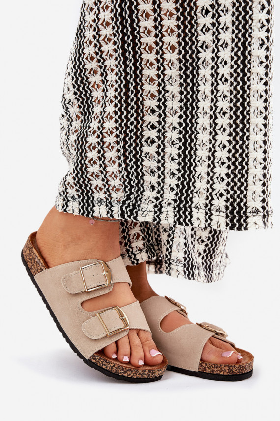 sieviešu čības ar platformu Ze Zelta krāsasmi ar sprādzēmmi smilšu krāsas Lisavionea