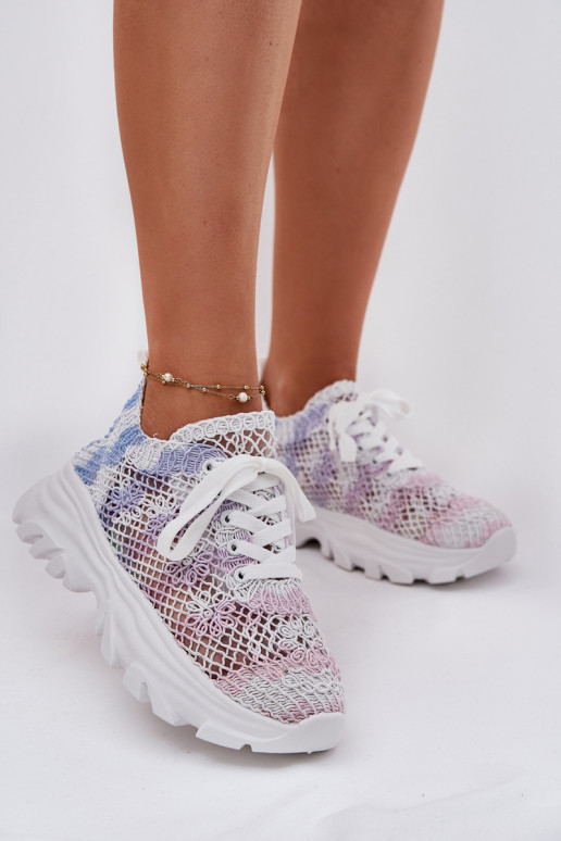 Sneakers modeļa apavi Sievišķīgs Z Szydełkową Cholewką Dažādu krāsu Jelhiris