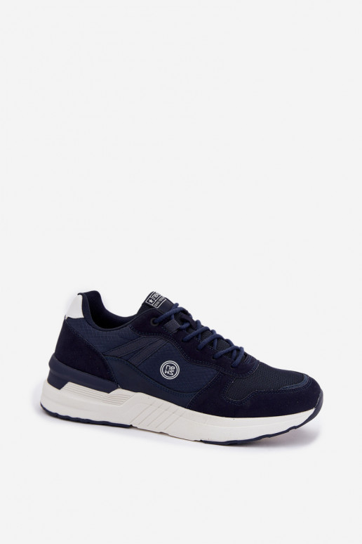 sporta apavi Sneakers modeļa apavi Vīrieši ar platformu tumši zilas krāsas Hanirin