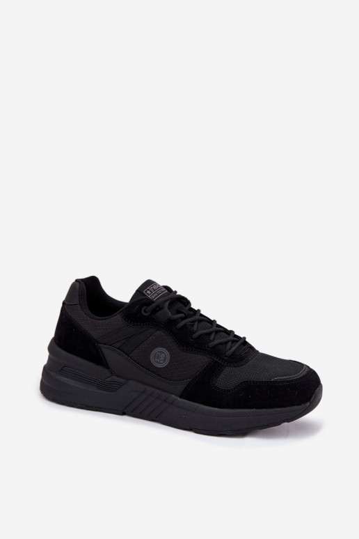 sporta apavi Sneakers modeļa apavi Vīrieši ar platformu melnas krāsas Hanirin