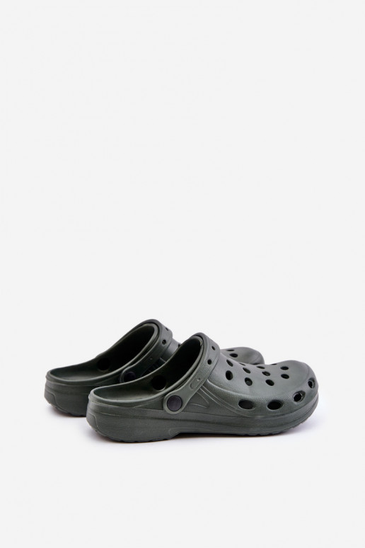 Vīrieši Čības sandales Do Ogrodu Basen haki krāsas