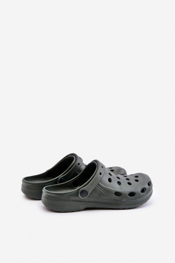 Vīrieši Čības sandales Do Ogrodu Basen haki krāsas