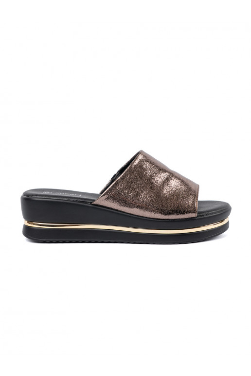 Metallic čības  sievietes ar platformu