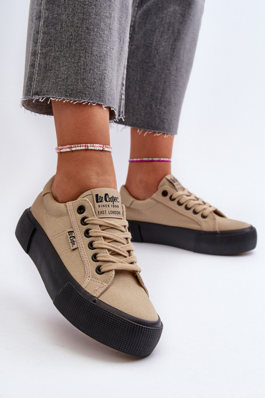 sieviešu puszābaki Lee Cooper LCW-24-31-2721 smilšu krāsas