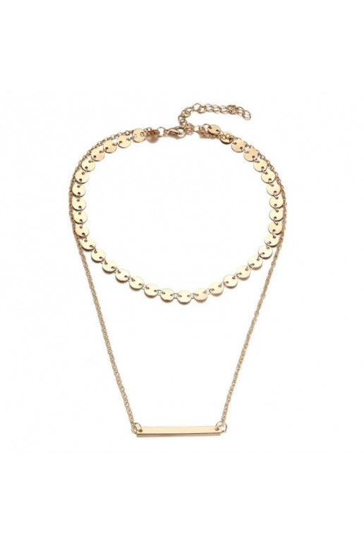 Kakla rota Blaszka choker zelts N584Z