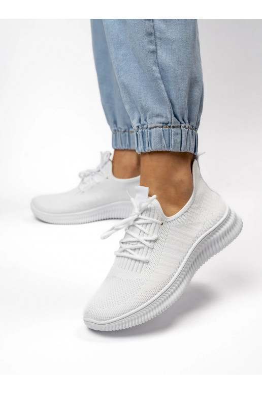 Sievišķīgs Sneakers modeļa apavi LINA WHITE Lekkość, Przewiewność i Codzienny Komfort